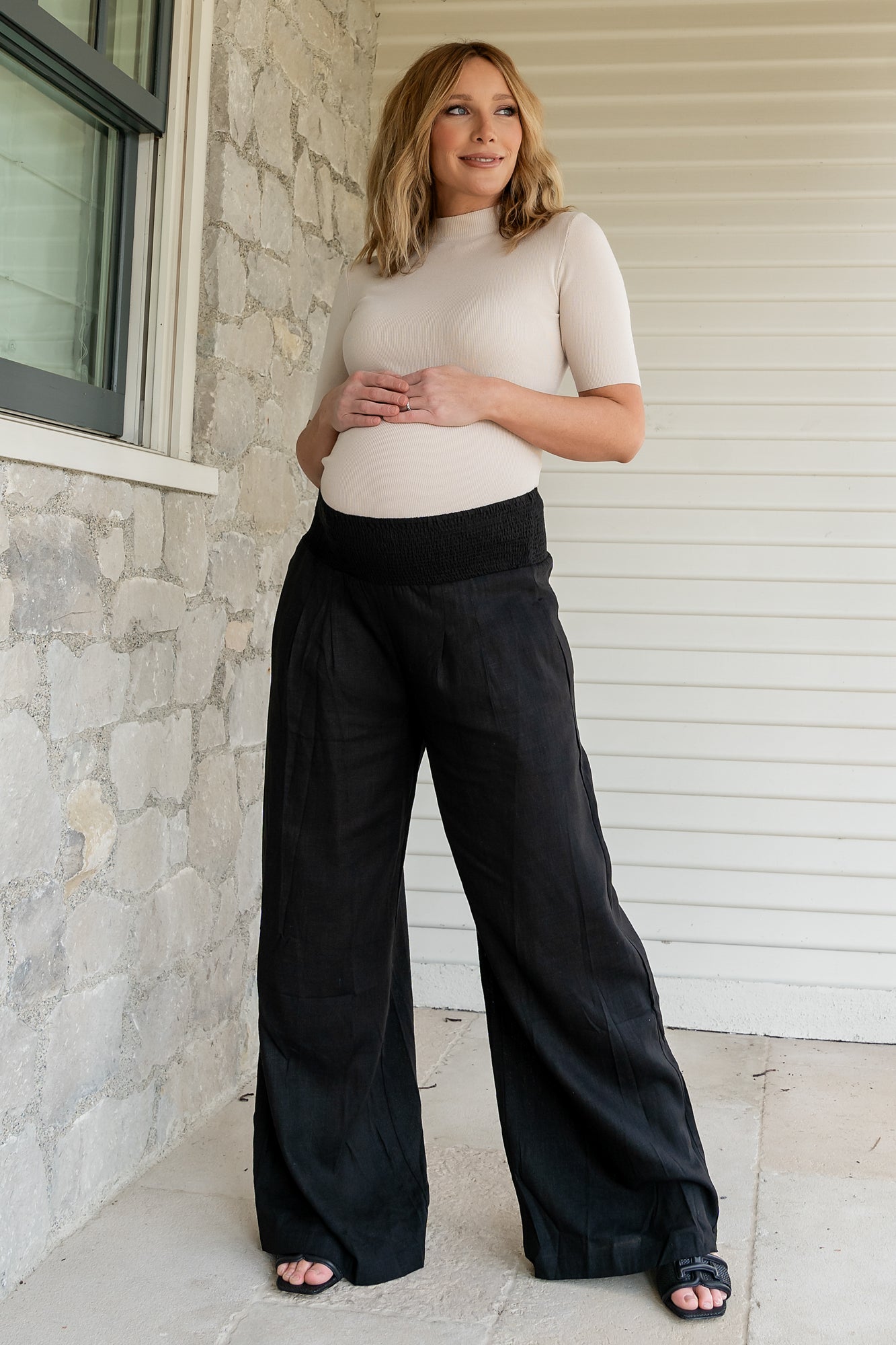 Ribbed Scoop Neck Swim Suit