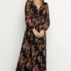 Chiffon A-Line Maxi Dress