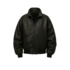 Men’s Premium Black Bomber Oversized Jacket