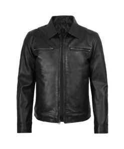 Men’s Style Black Leather Jacket