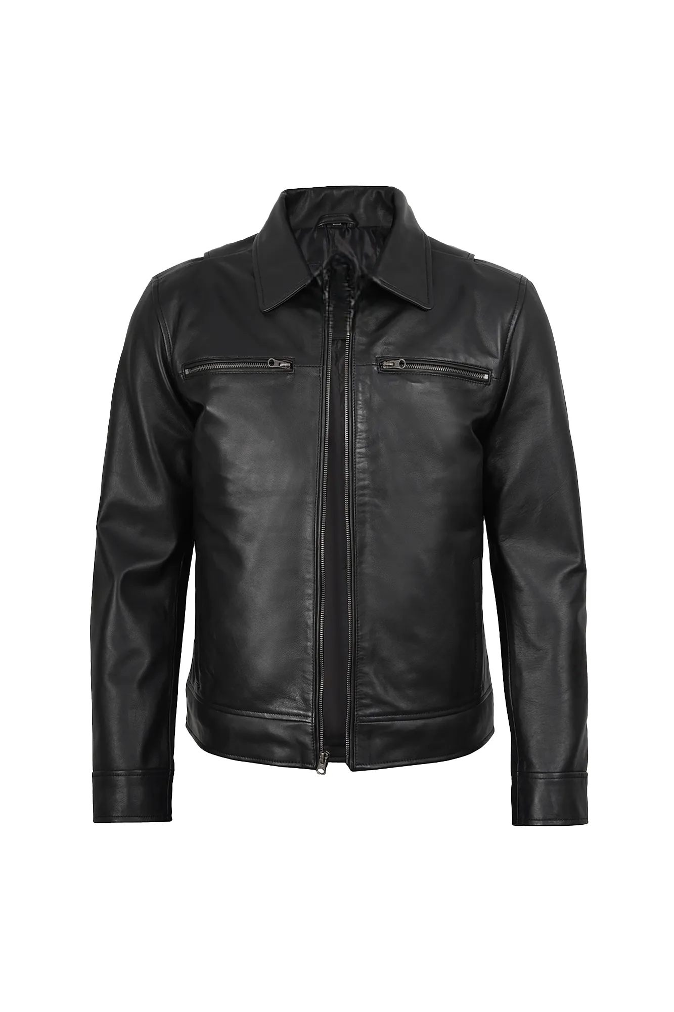 Men’s Style Black Leather Jacket