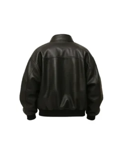 Men’s Premium Black Bomber Oversized Jacket